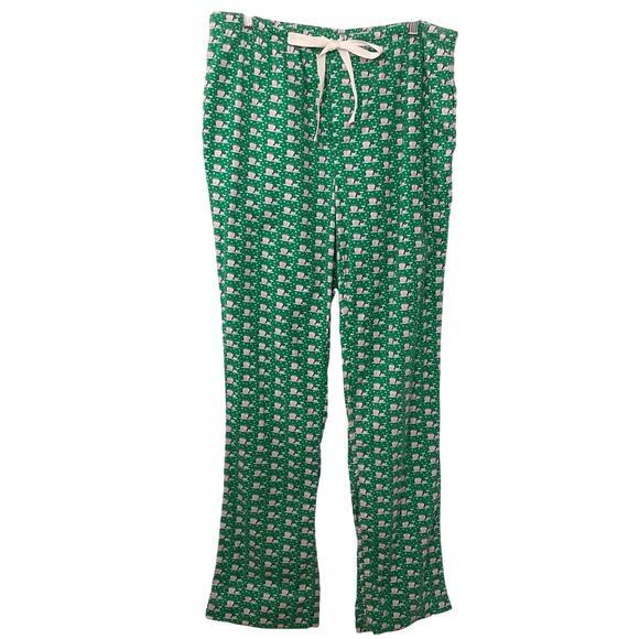 Vineyard Vines Flannel Pajama Pants Christmas Whales Rudolph Mens M Flannel - Picture 1 of 10